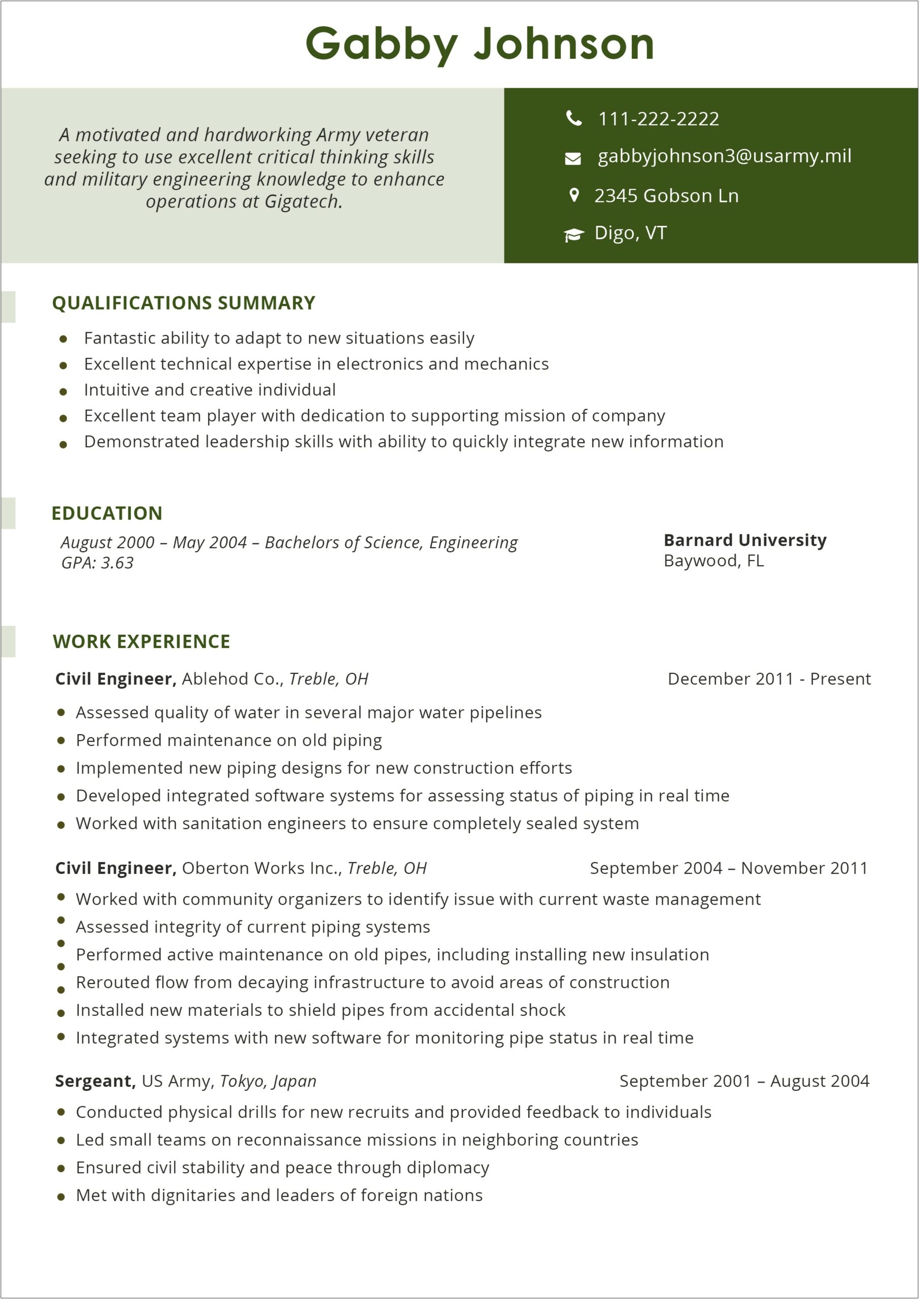 Best Military Resume Writing Service