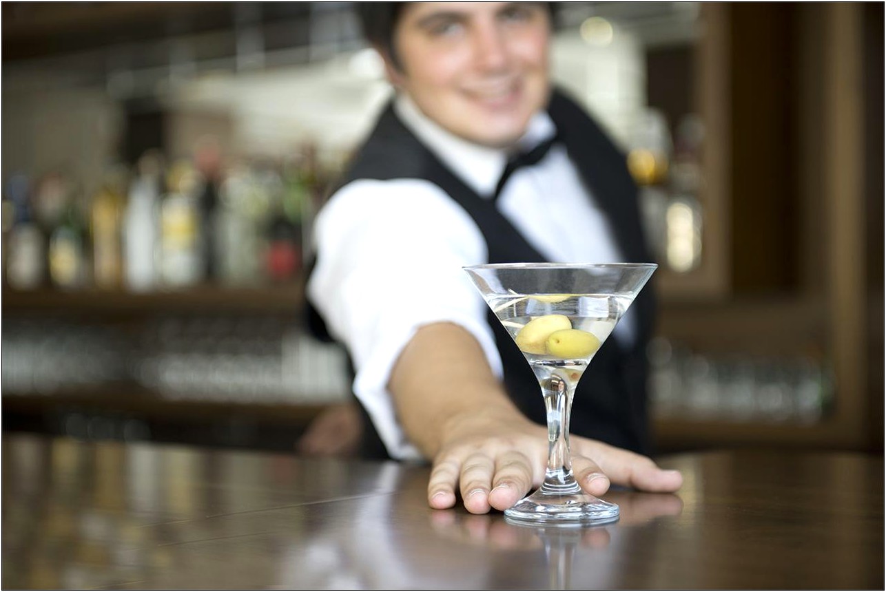 Best Objective For Resume Bartender