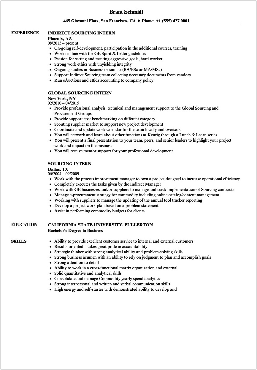 Best Objective Quotes For Internship Resume