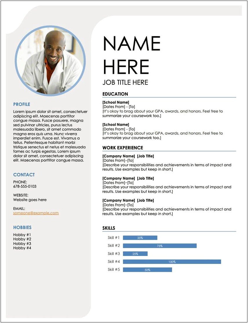 Best Open Office Resume Templates Free