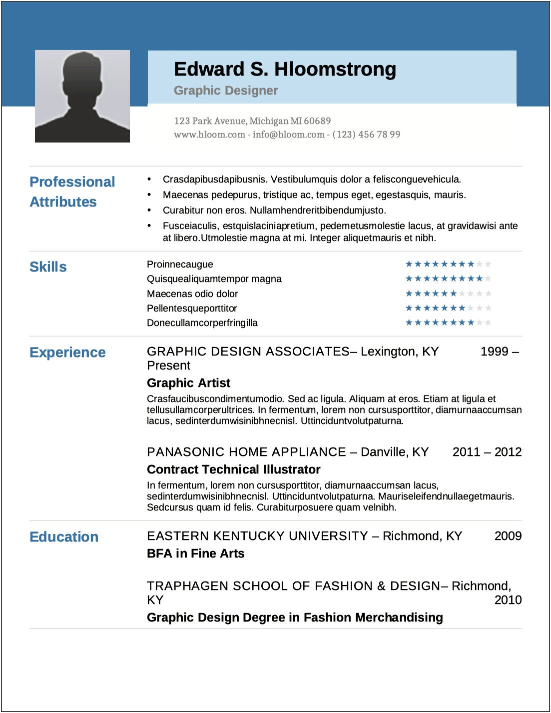 Best Open Office Templates For Resume