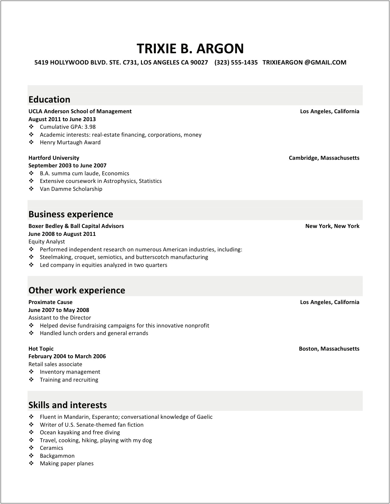 Best Pages Fonts For Resume