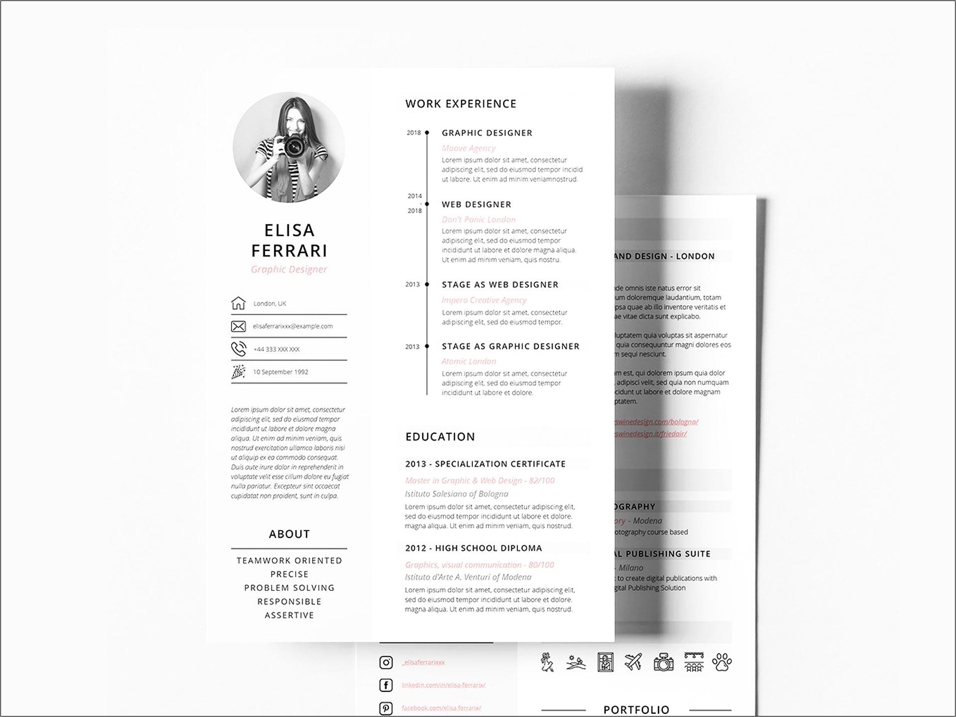 Best Pages Template For Resume