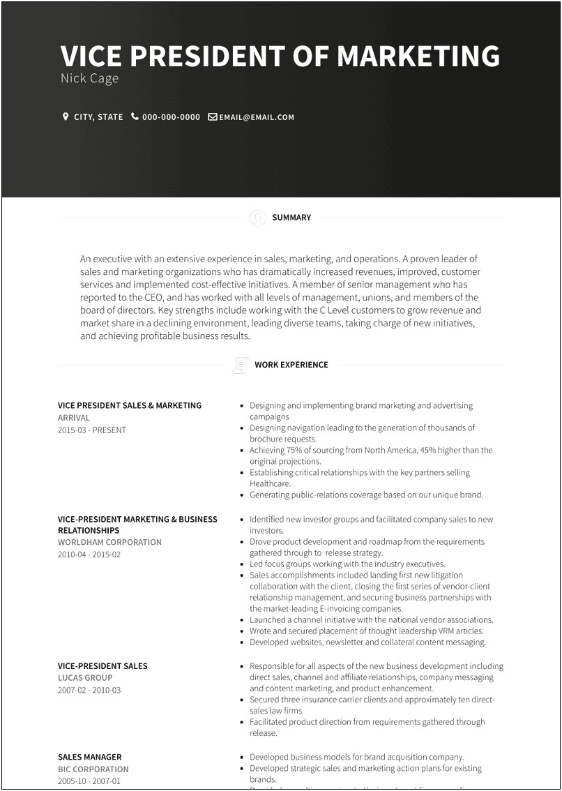 Best Pitches For Resume Examples