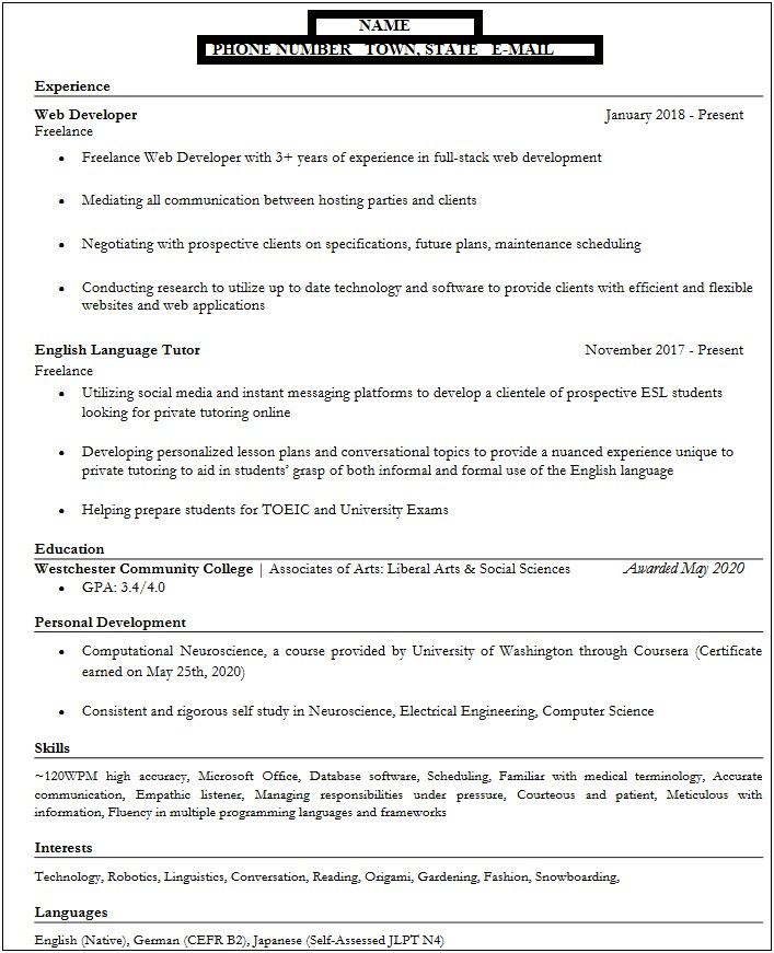 Best Place To Do A Free Resume Reddit