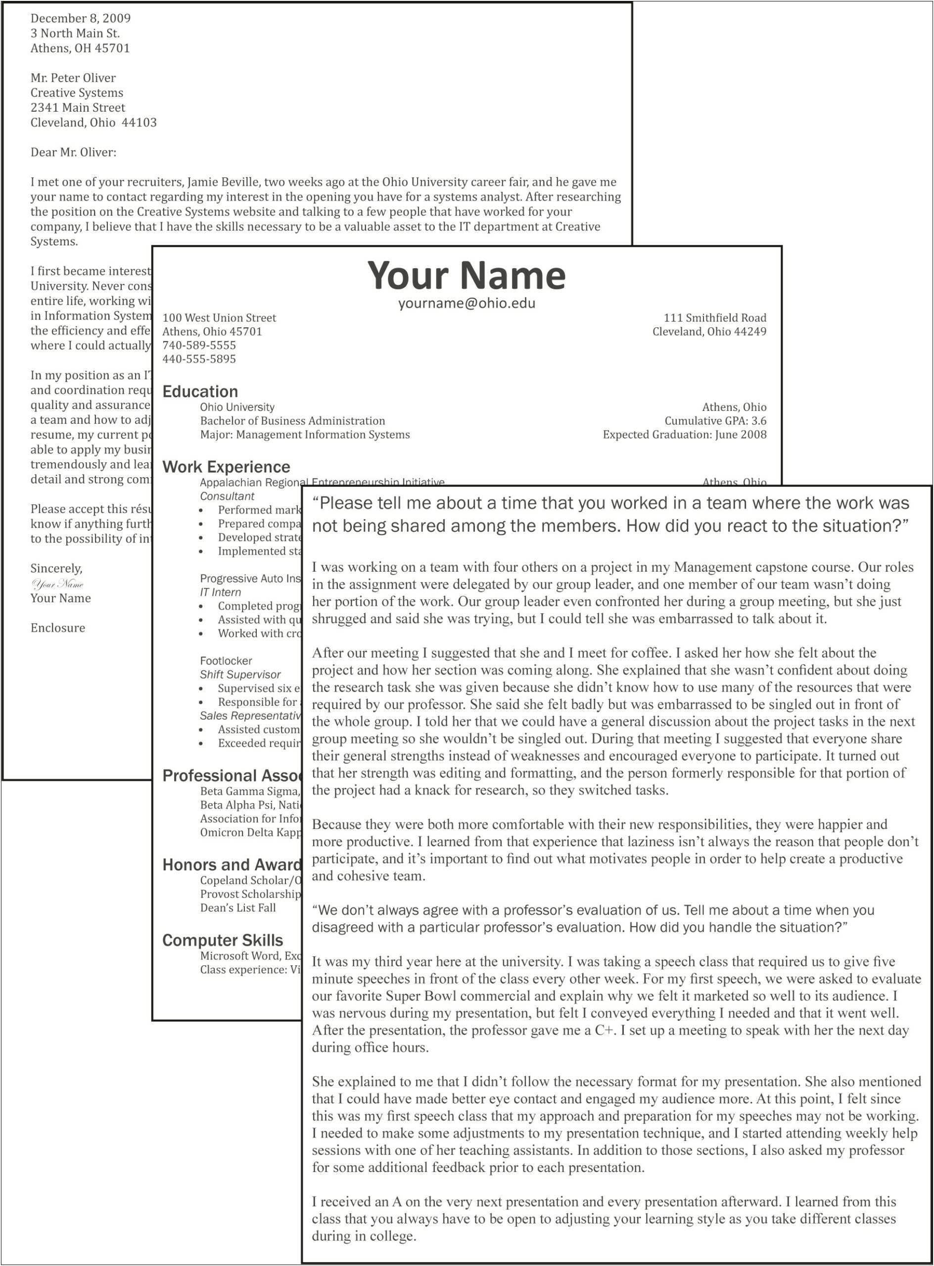Best Practices For Resume And Cover Letter Writing