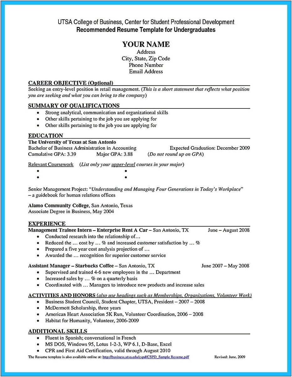 Best Resume For Business Development Associate