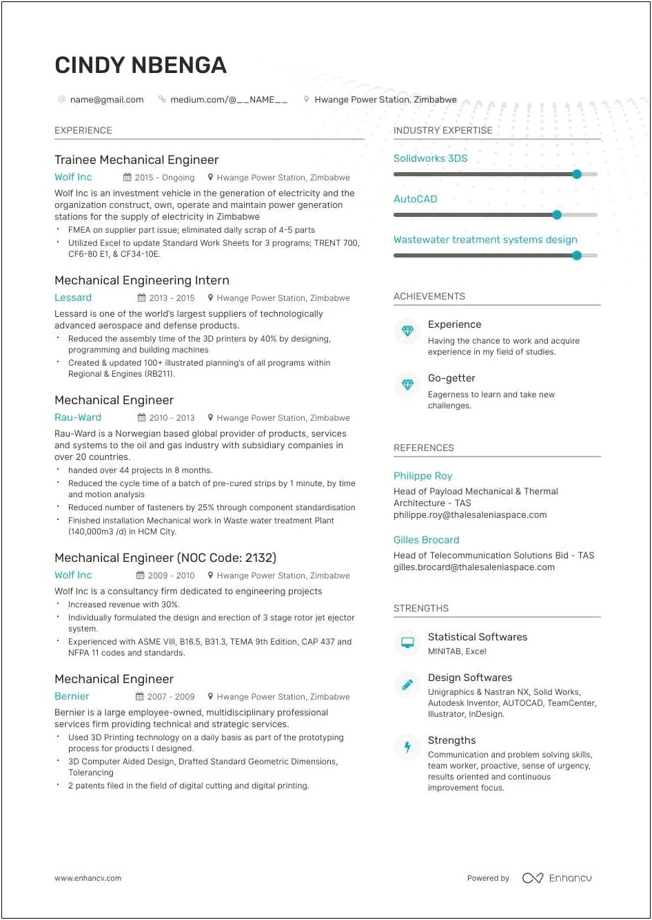 Best Resume For Oil And Gas Industry