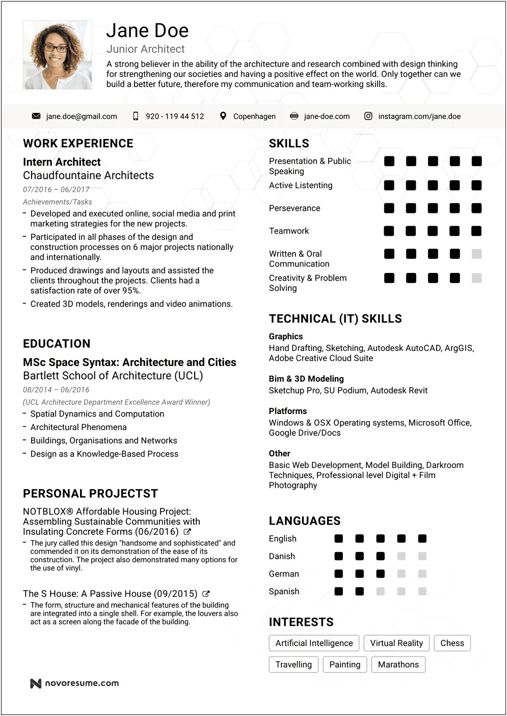 Best Resume For School Counselor