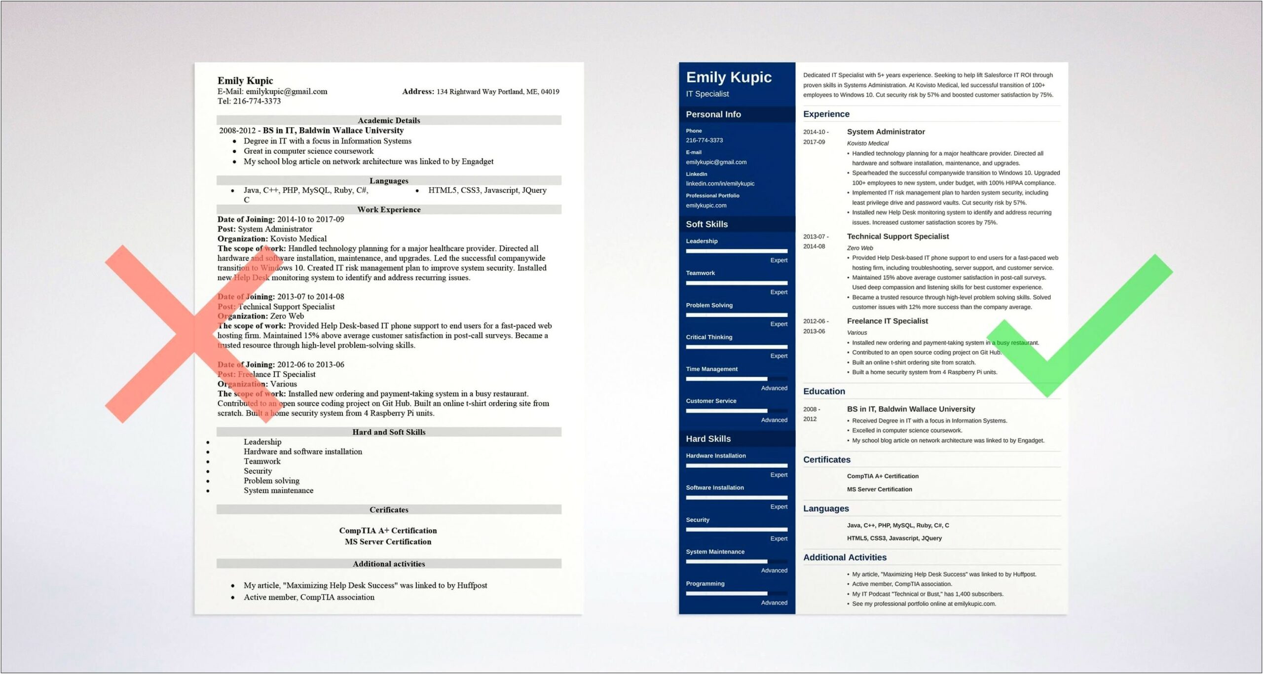 Best Resume For Tech Companies