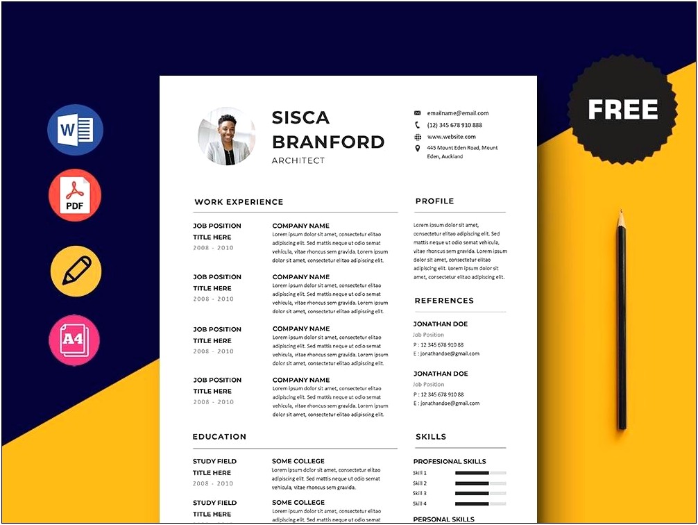 Best Resume Format For Architects