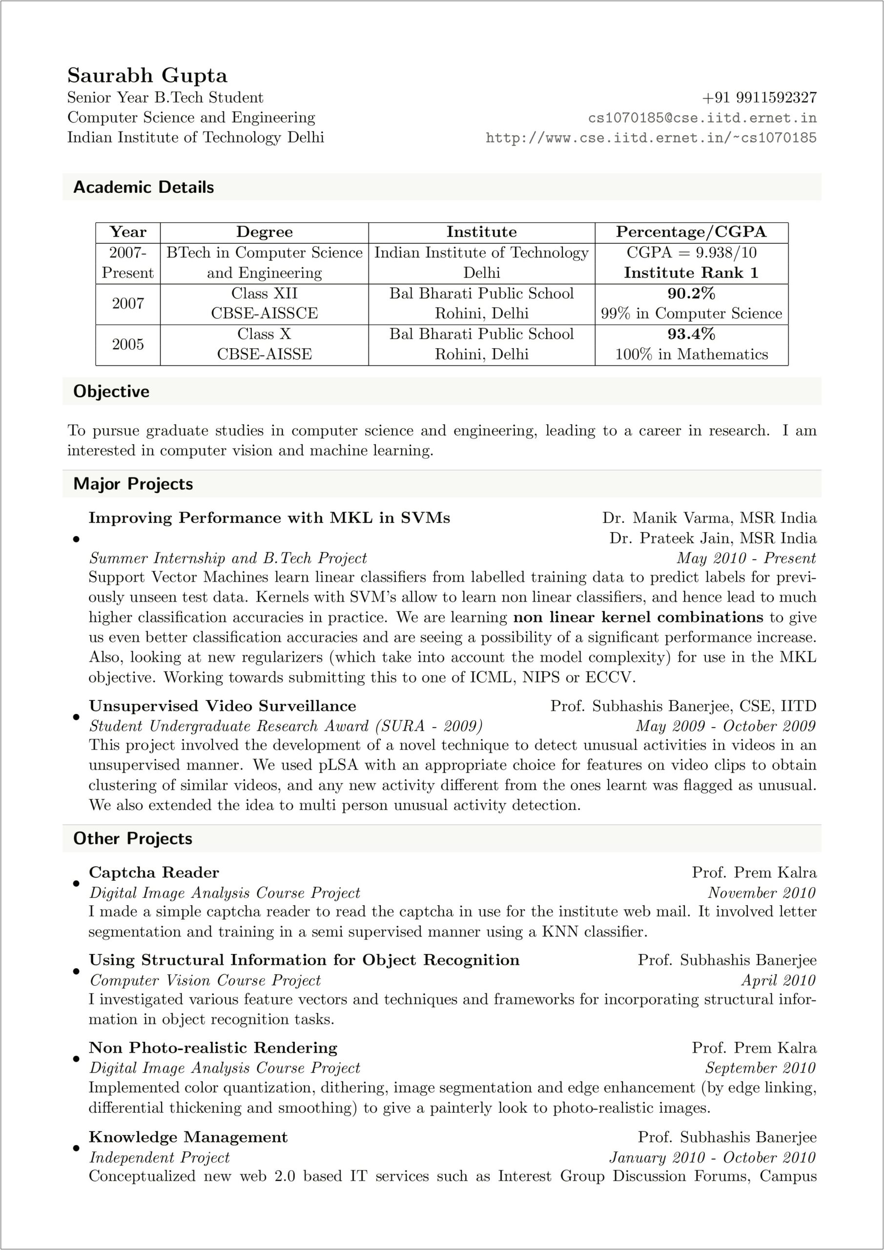 Best Resume Format For Freshers Computer Engineers Doc