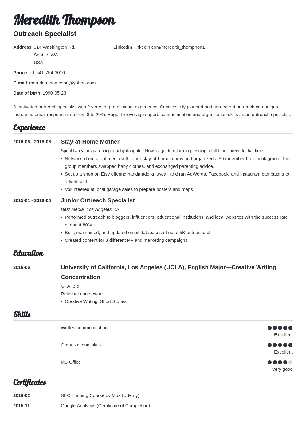 Best Resume Format For Gaps In Employment