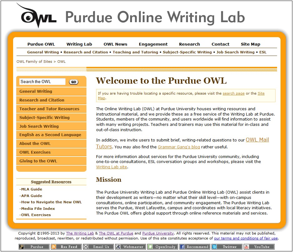 Best Resume Format Purdue Writing Lab