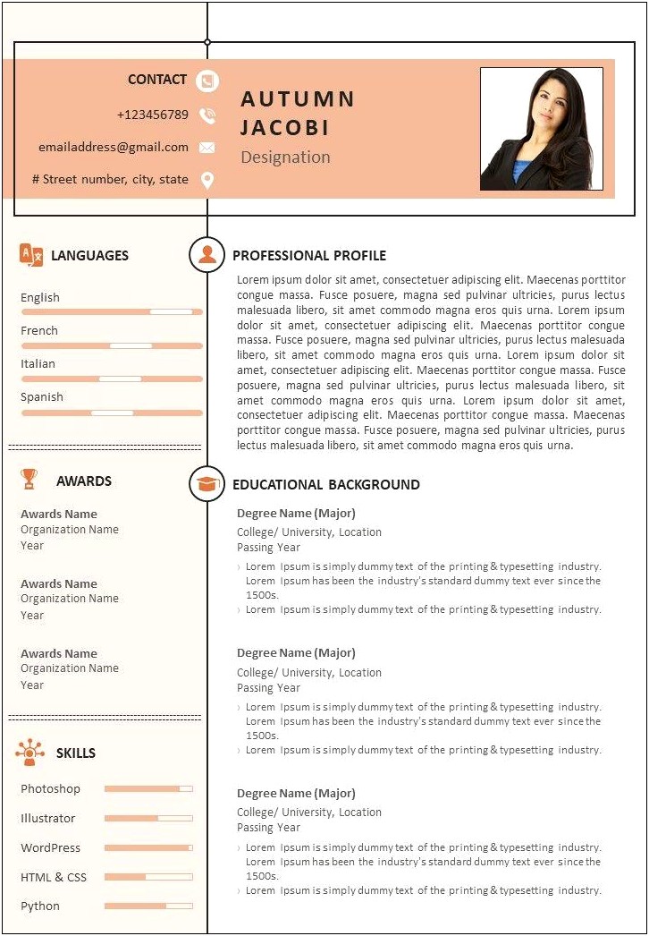 Best Resume Format To Get A Job