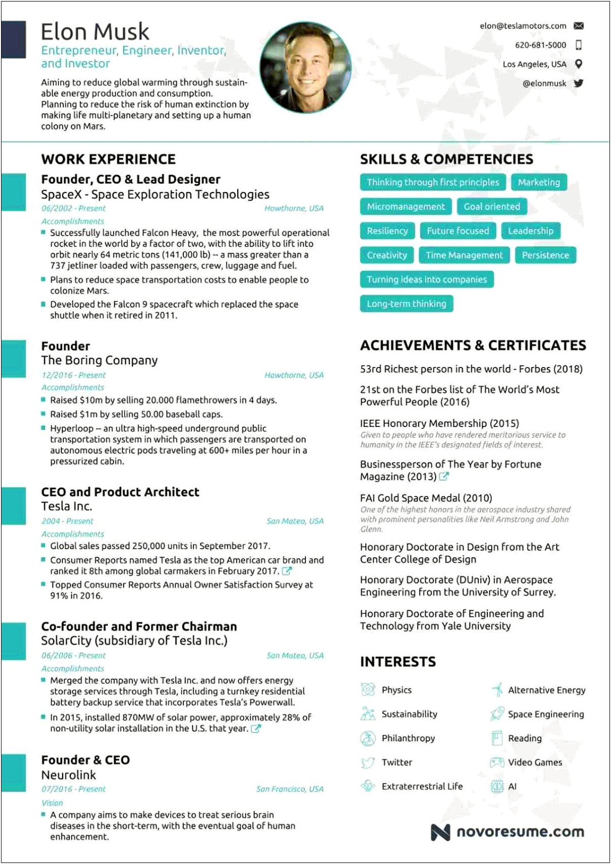 Best Resume I Ve Ever Seen Linkedin
