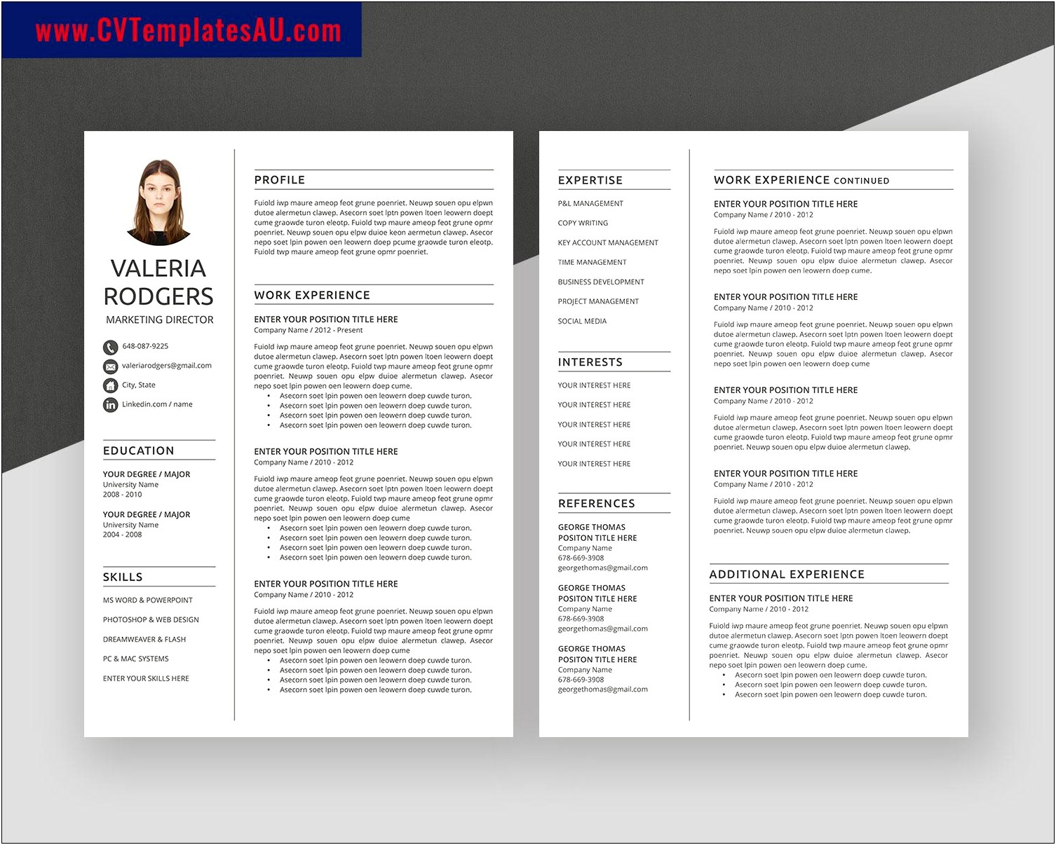 Best Resume Template For Creative Roles