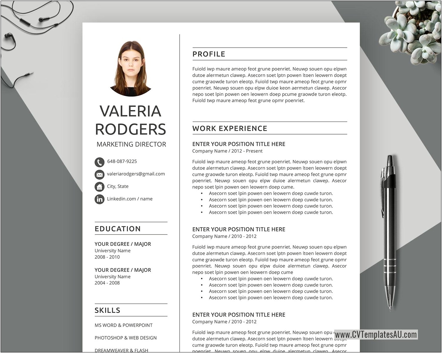 Best Resume Template For Jobs Usa