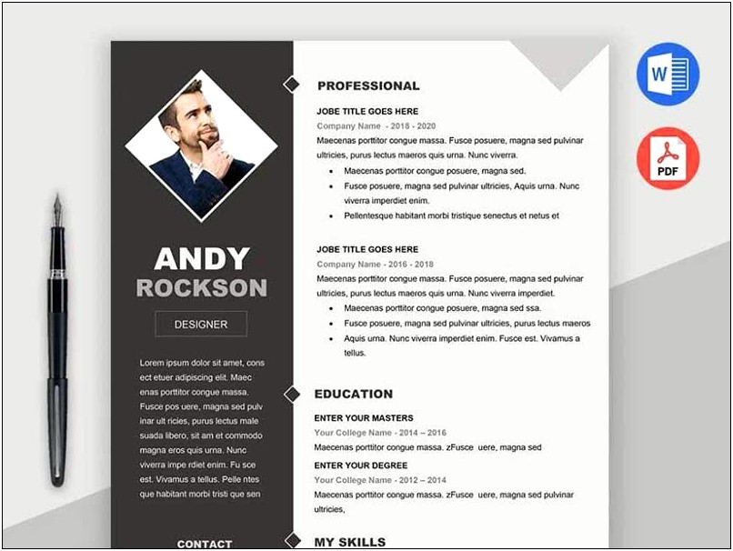 Best Resume Templates Free Download College