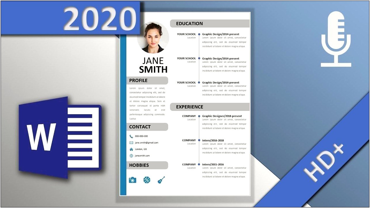 Best Resume Templates Word Format