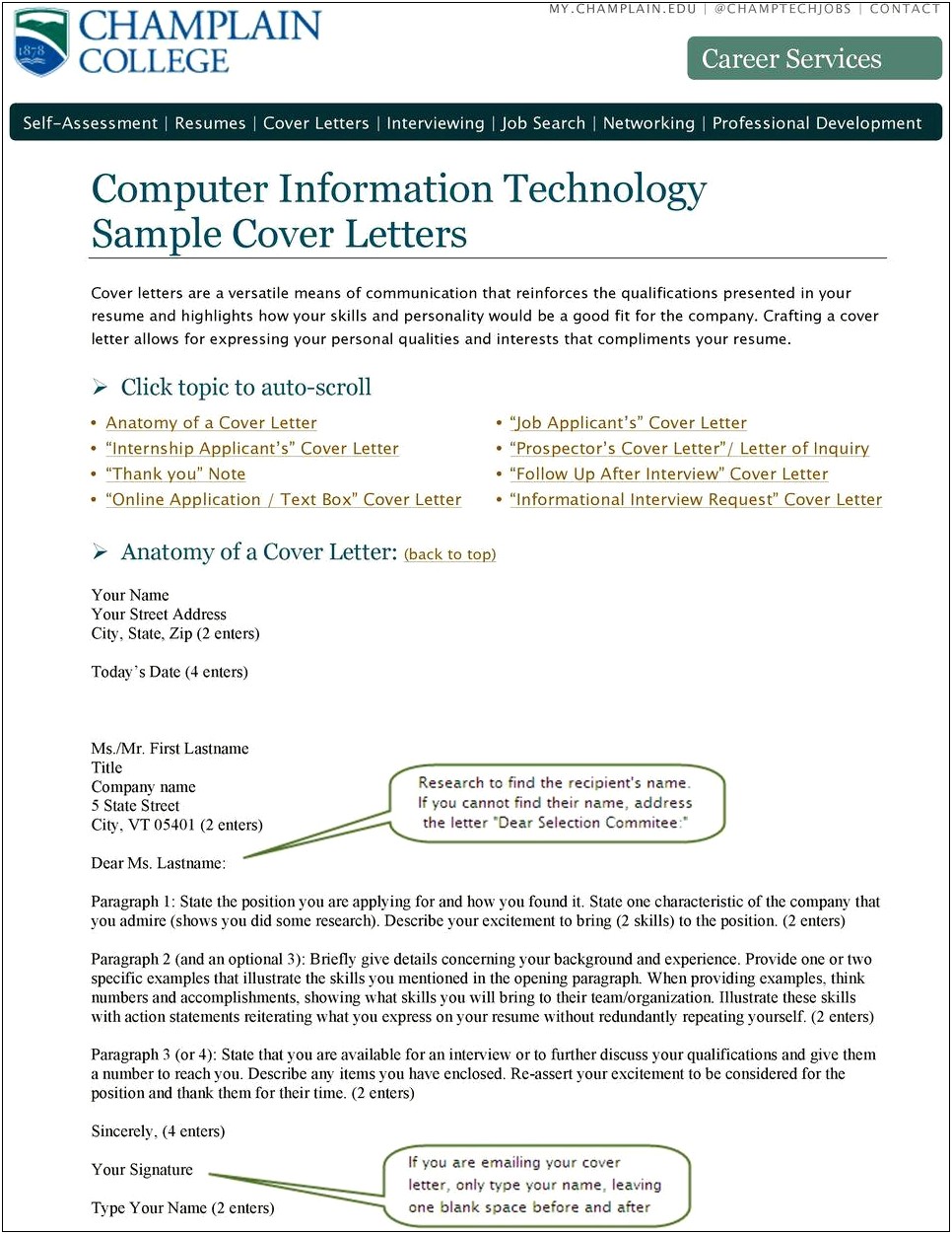 Best Resumes Computer Information Systems