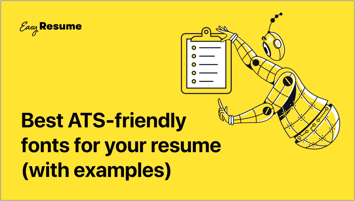 Best Resumes For Applicant Tracking Systems