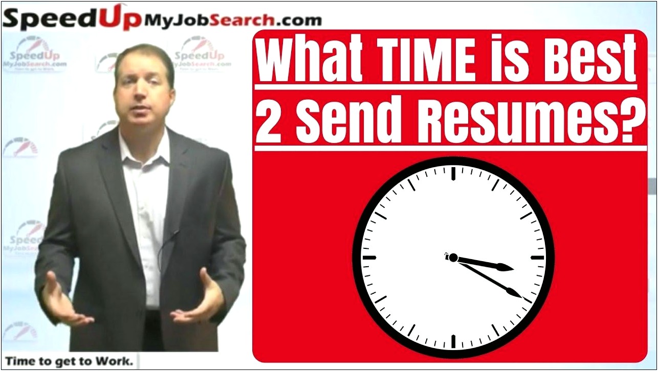 Best Time To Send Resume