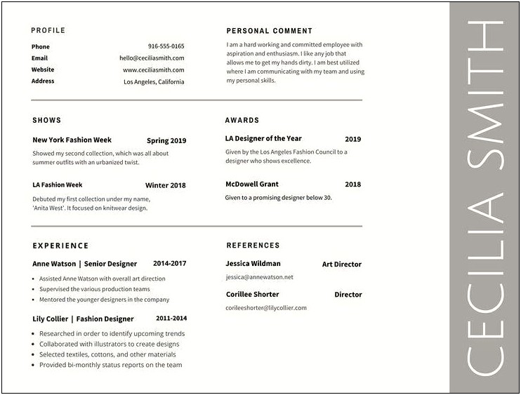Best Typeface Combinations For Resume