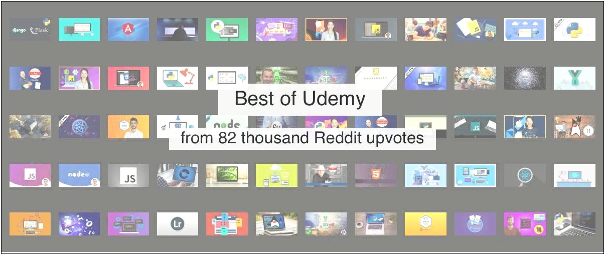 Best Udemy Courses Reddit Resume
