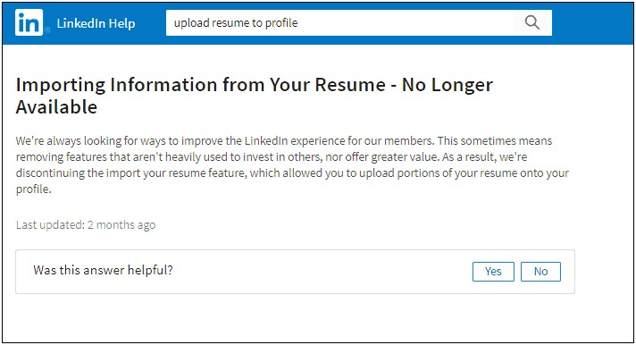 Best Way To Display Your Resume On Linkedin