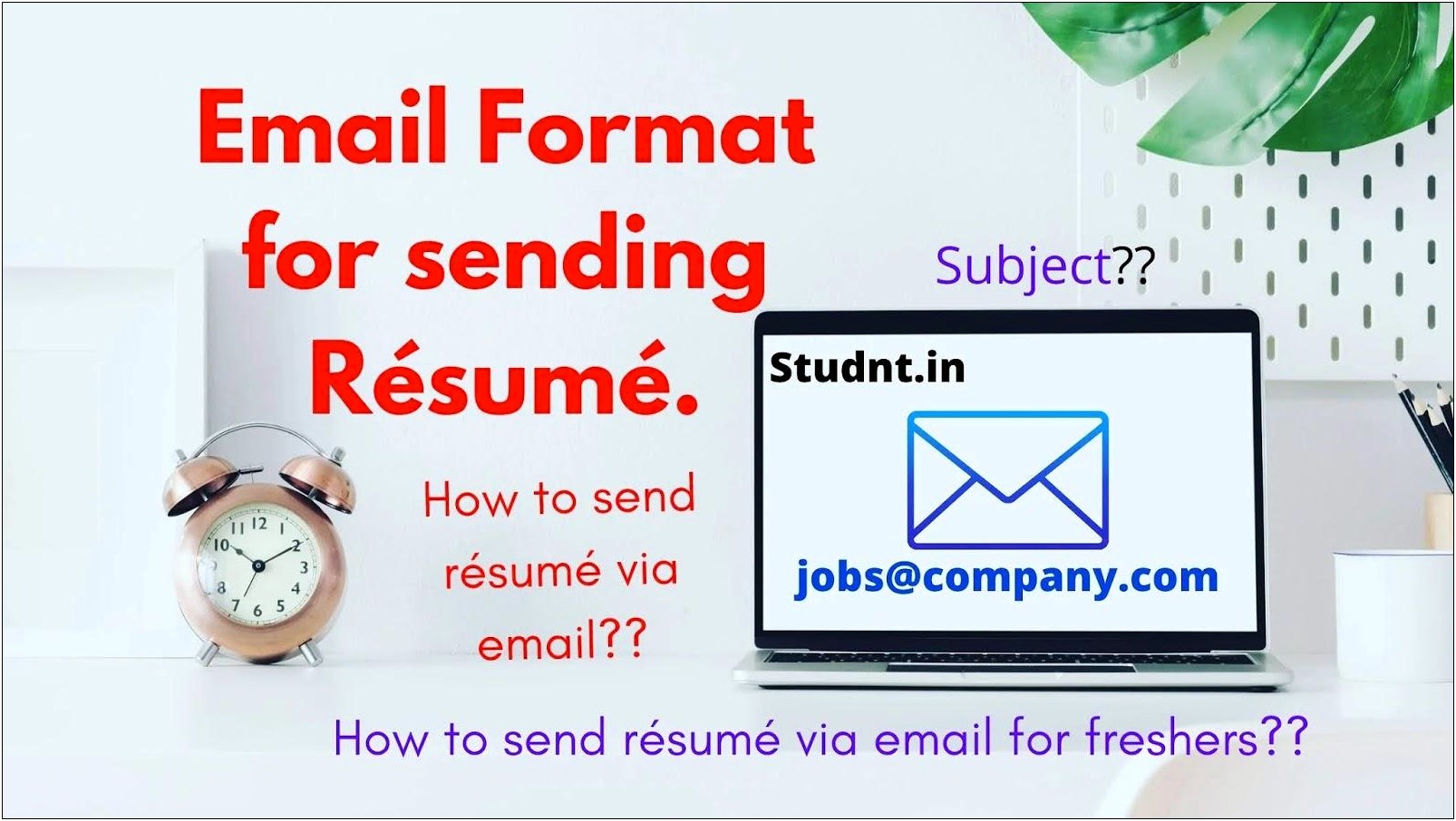Best Way To Send Send Resume By Email