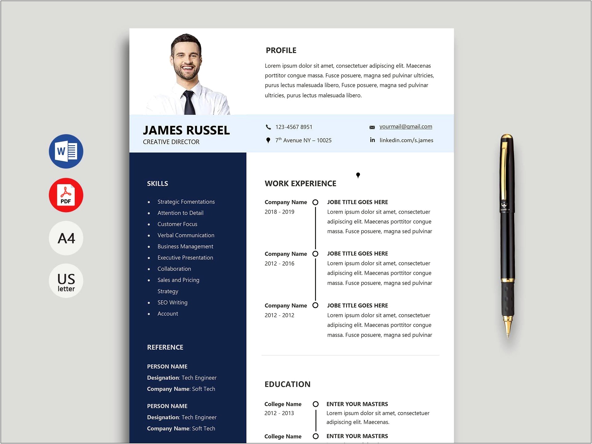 Best Word Document Resume Template