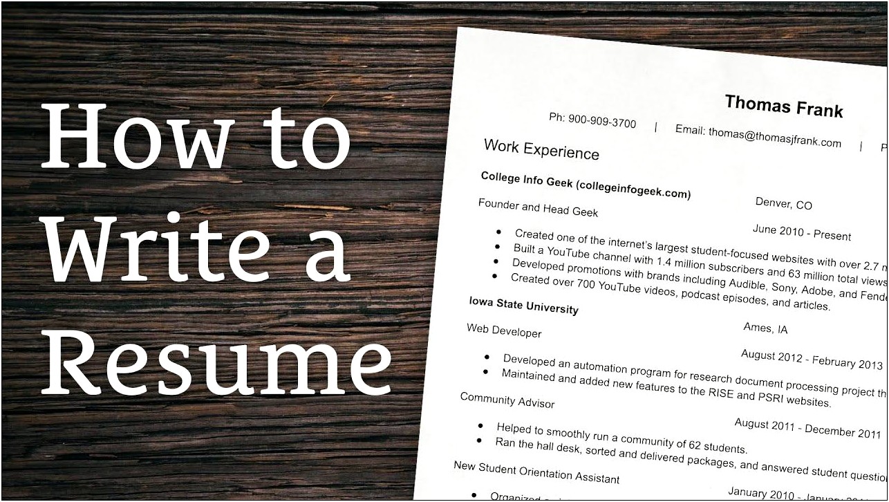 Best Word Processor For Creating A Resume