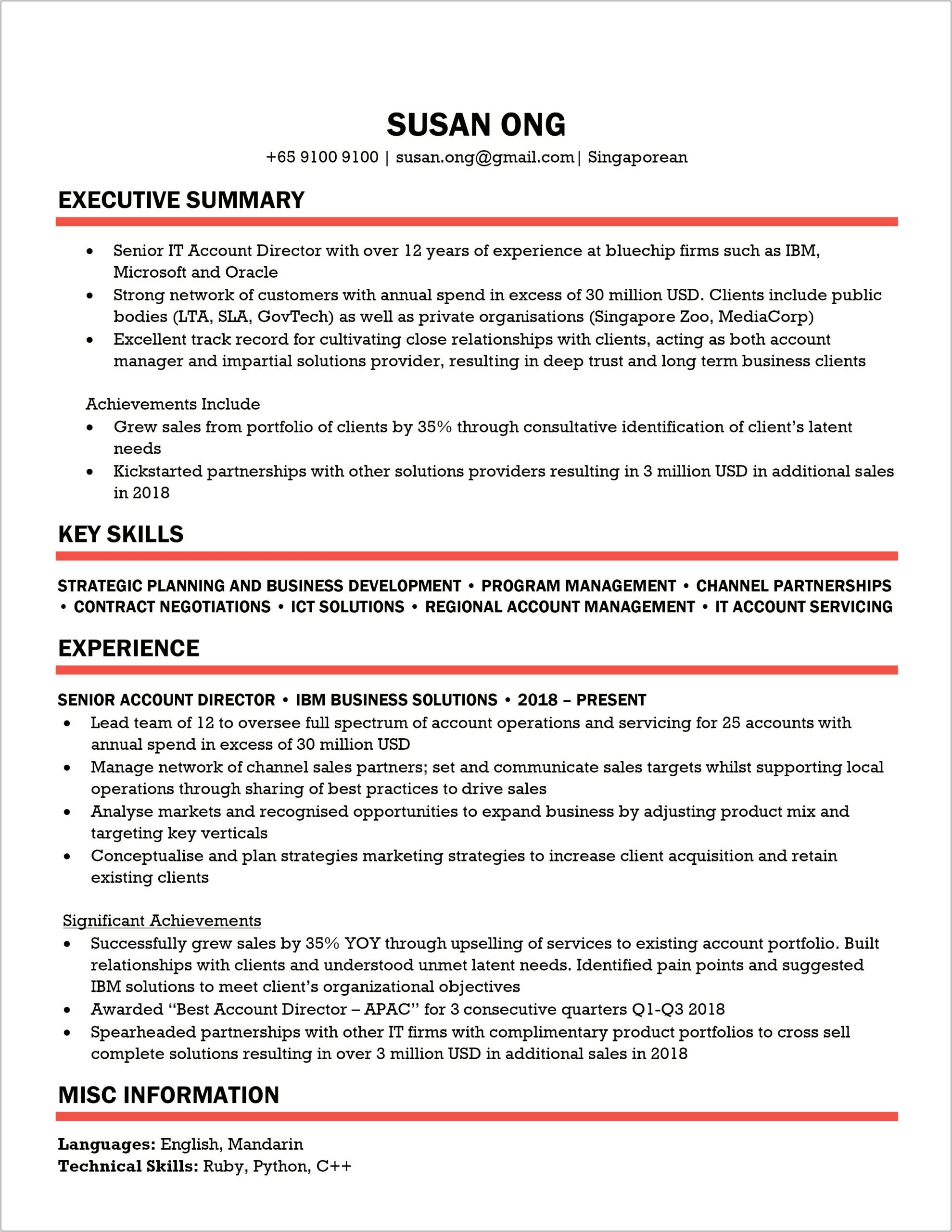 Best Word Resume Template 2018 Ats