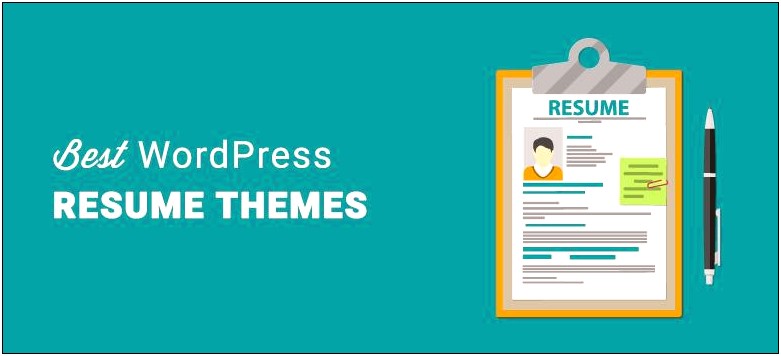 Best Wordpress Themes For Resume Website