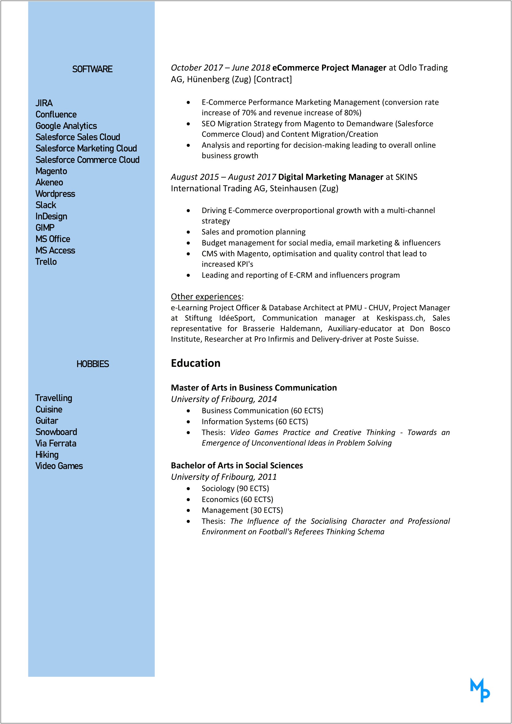 Business Analyst Access Management Resume
