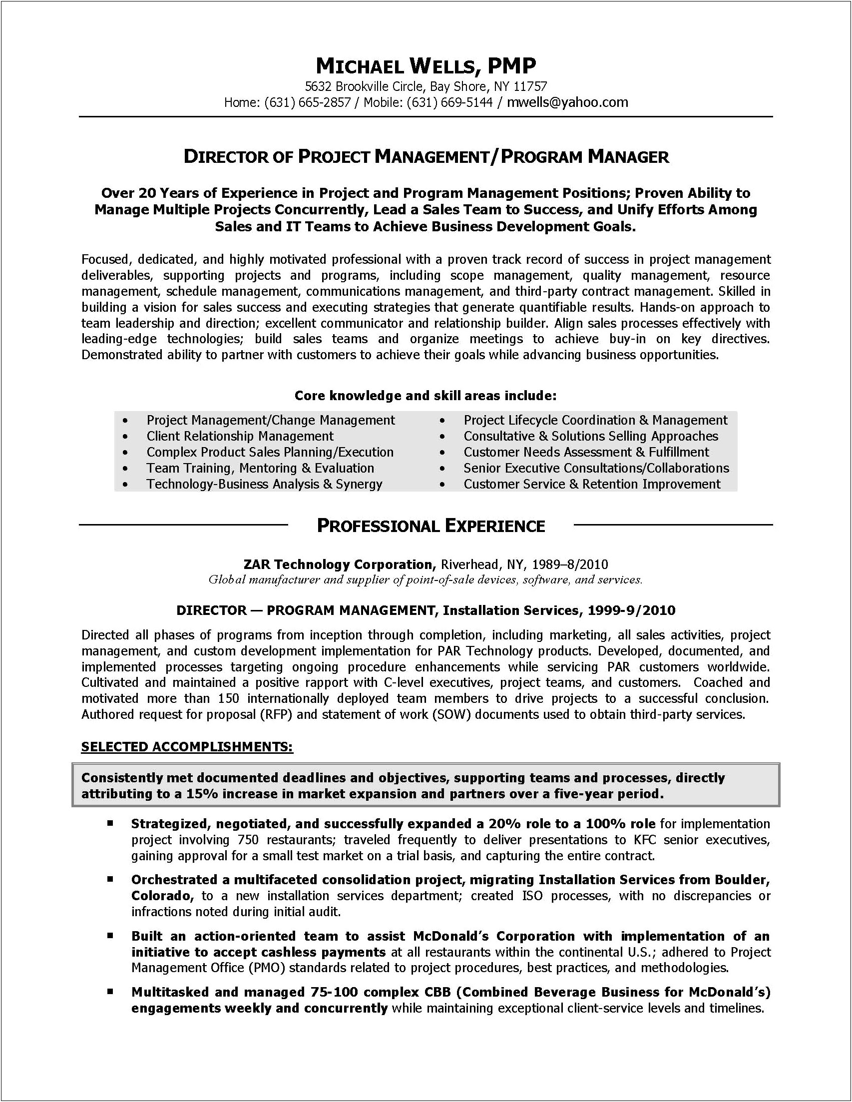 Business Analyst Role Objectives For Resume