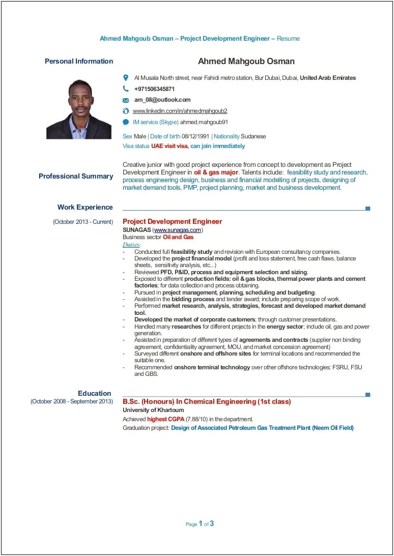 Business Class Project To Put In Resume