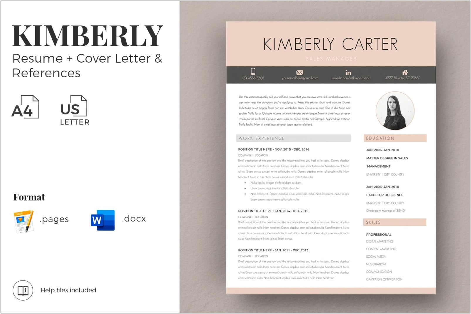 Business Manager Resume Cover Letter