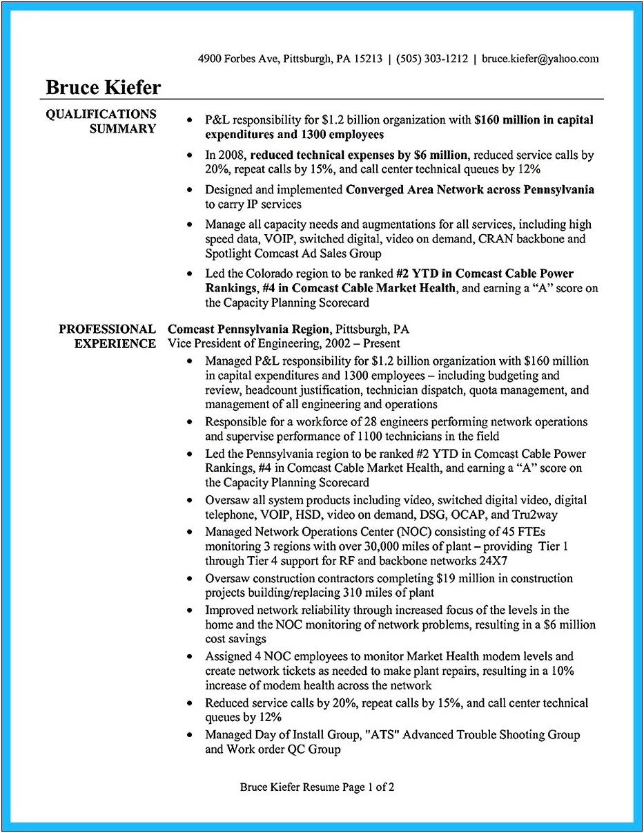 Cable Installer Resume Cover Letter Examples