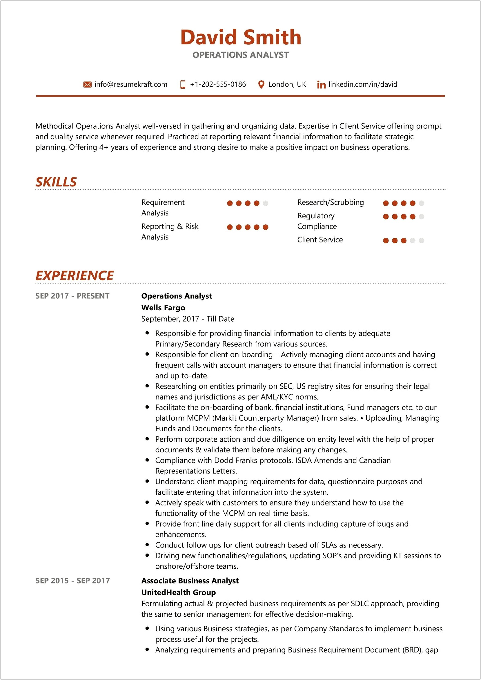 Call Center Quality Analyst Resume Sample