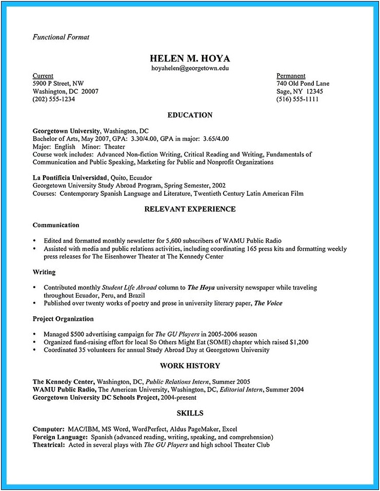 Call Center Resume With No Experience