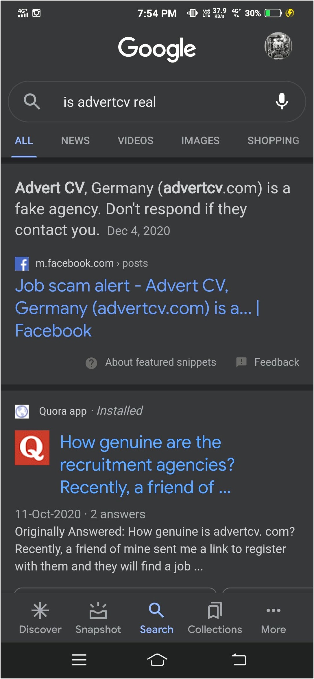 Can False Job Advertisements Use My Resume