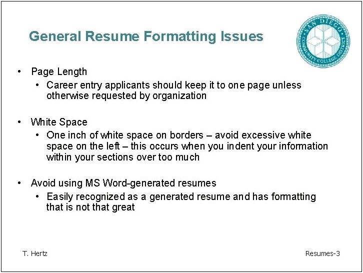 Can Resume Be Left In Word
