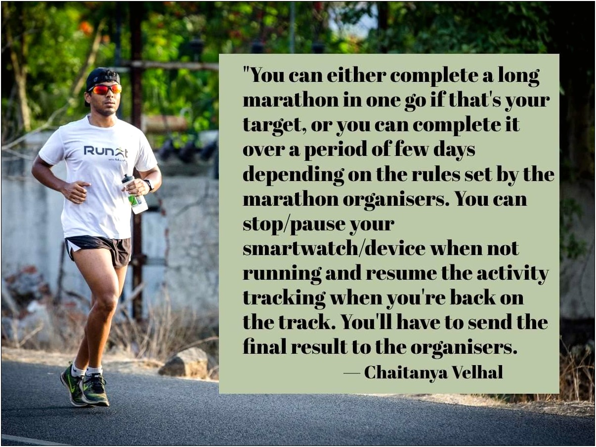 Can You Put Marathons On Resume