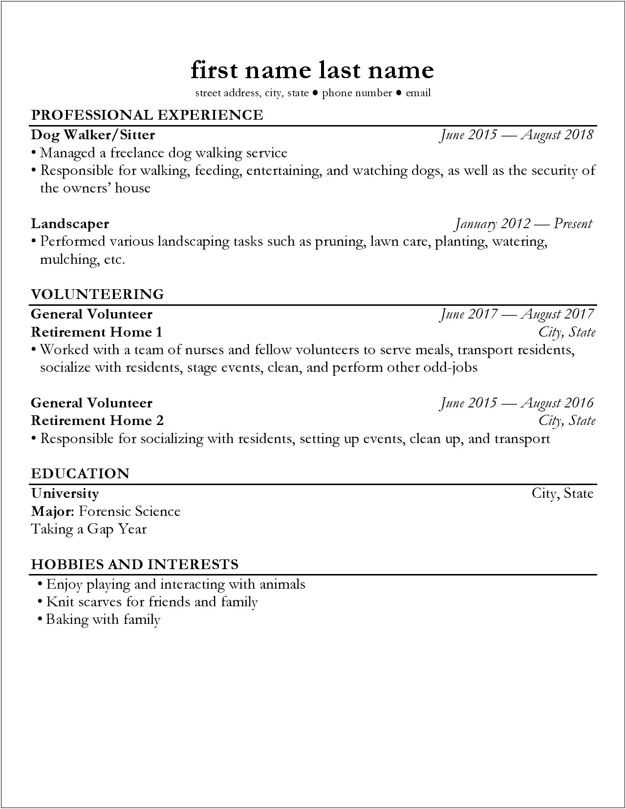 Can't Find Job Aytipcal On Resume