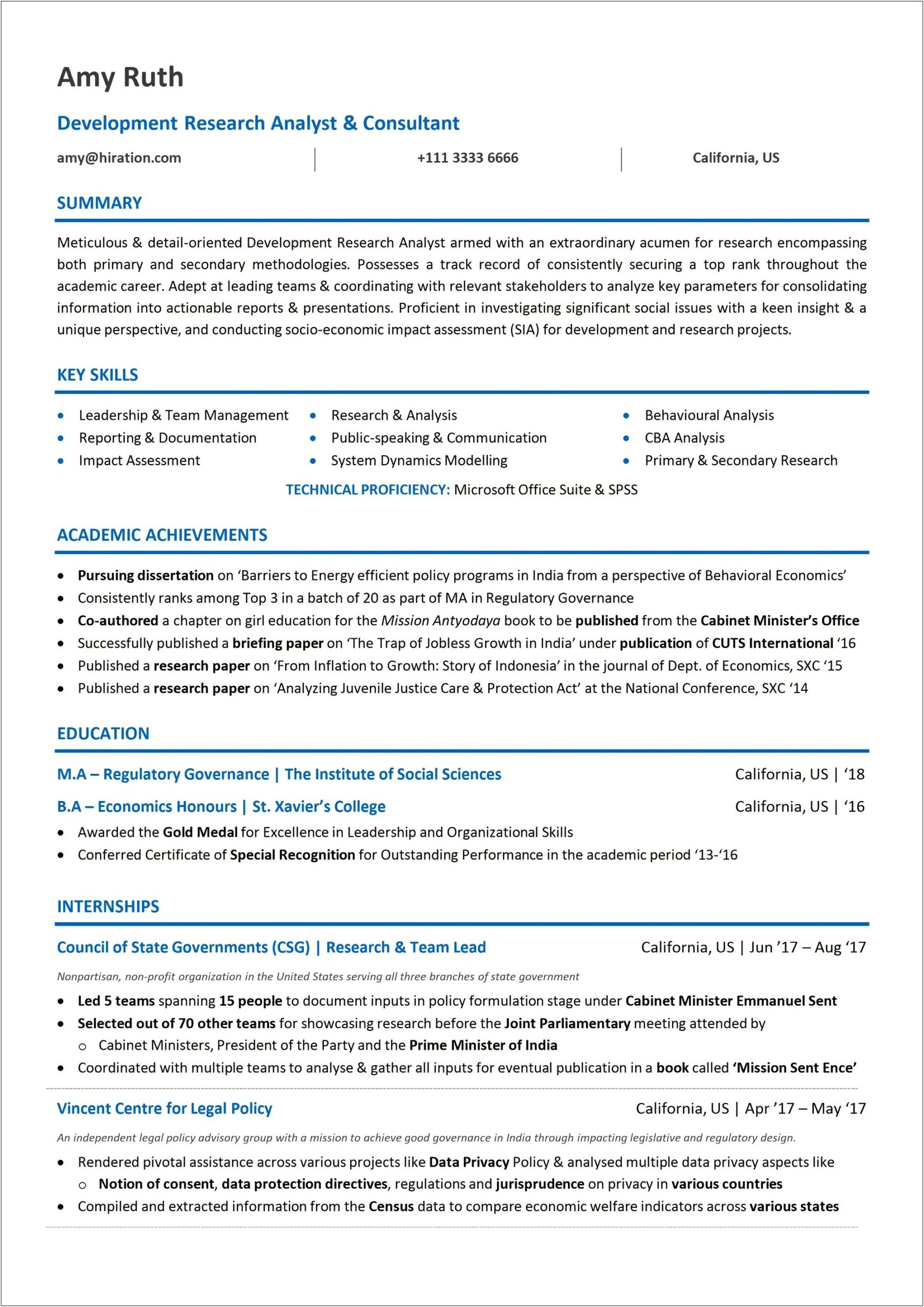 Career Change To Project Management Resume