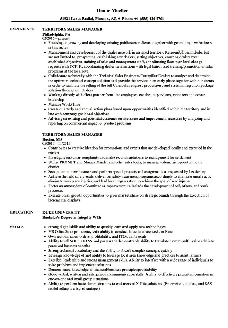 Career Objective For Fmcg Resume