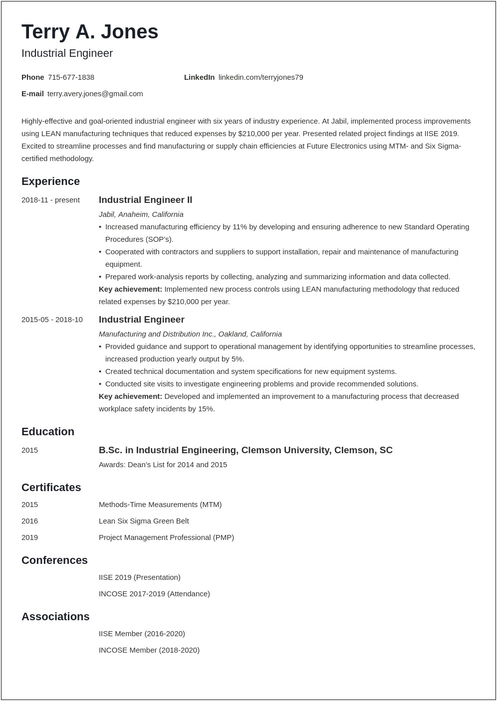 Career Objective For Resume For Automation Engineer