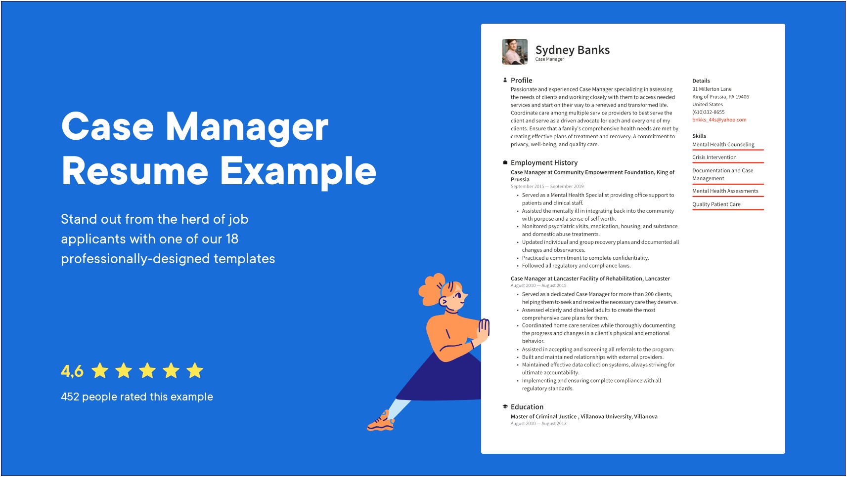 Case Manager Summary For Resume